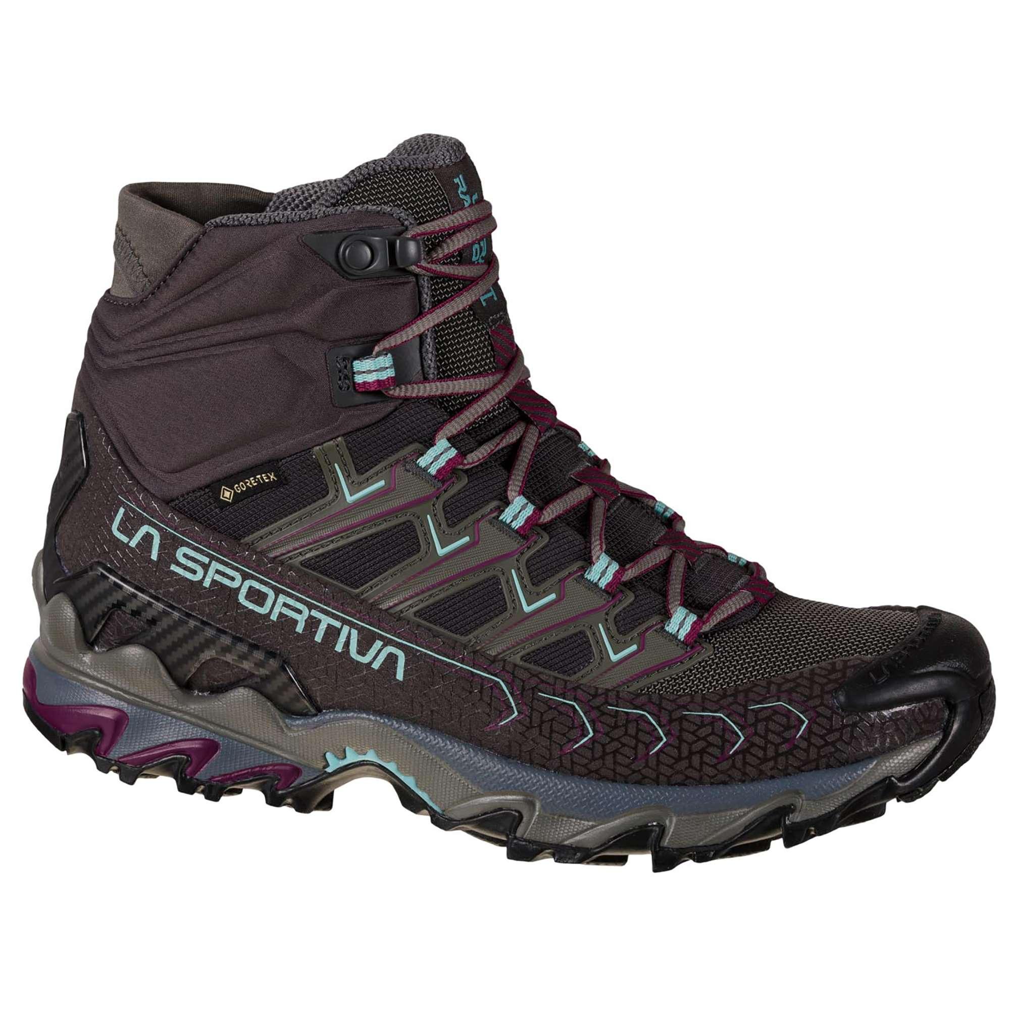 La Sportiva La Sportiva Ultra Raptor II Mid GTX Womens Hikingsko Carbon-Iceberg LA34D Platou Sport 1