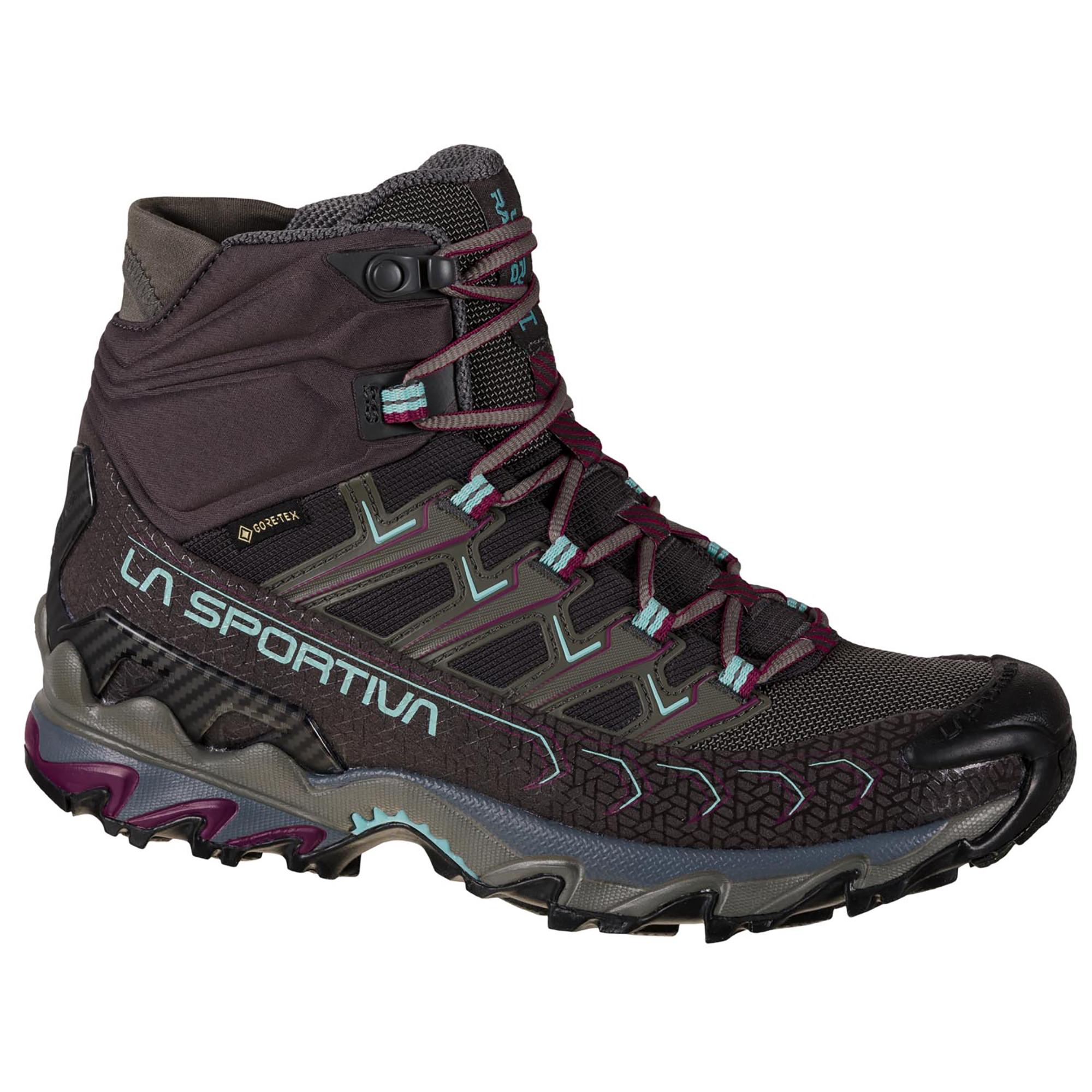 La Sportiva La Sportiva Ultra Raptor II Mid GTX Womens Hikingsko Carbon-Iceberg ZFHS153 Platou Sport 1