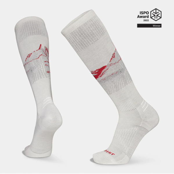 LeBent LeBent Elyse Saugstad Pro Series Zero Cushion Snow Sock Lily White SA2101 Platou Sport 1