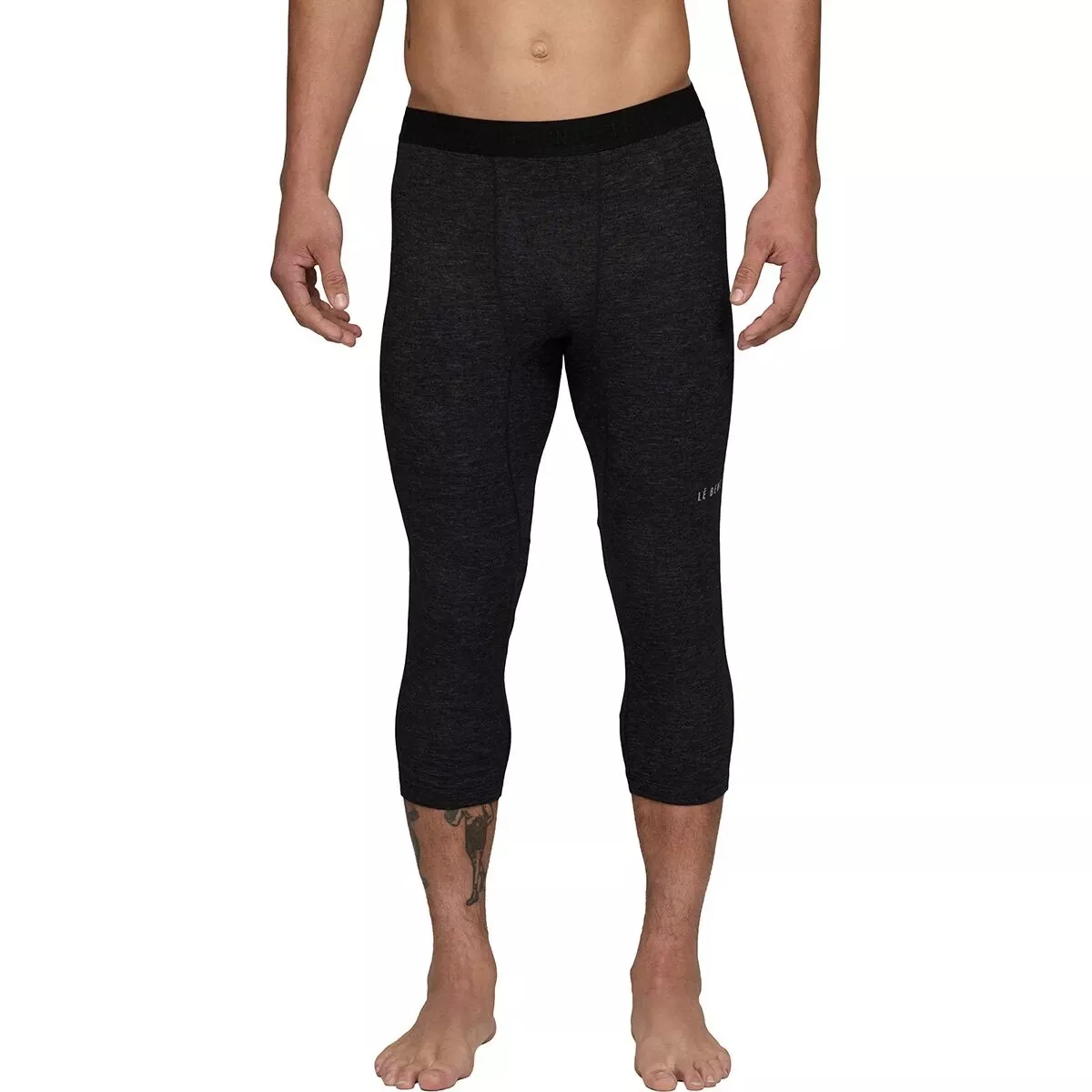 LeBent LeBent Mens Featherweight 3-4 Bottom Black BB7111-001-XL Platou Sport 1