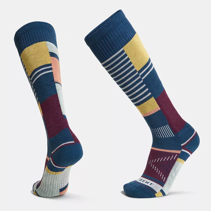 LeBent LeBent Oaken Full Cushion Snow Sock Papaya Punch SS2323 Platou Sport 1