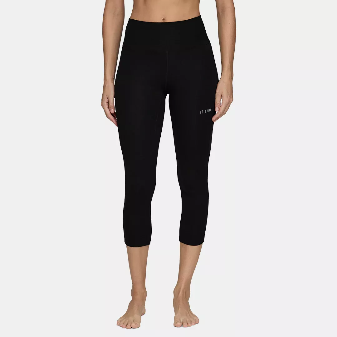 LeBent LeBent Womens Midweight 3-4 Bottom Black BB2523-001-M Platou Sport 1
