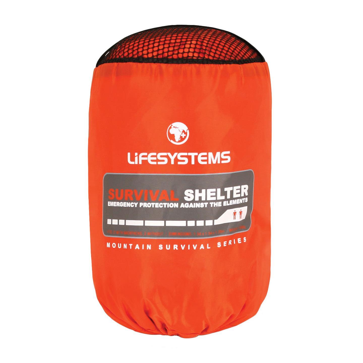 Lifesystems Lifesystems Vindsekk Survival Shelter 2 Orange LS42311 Platou Sport 1