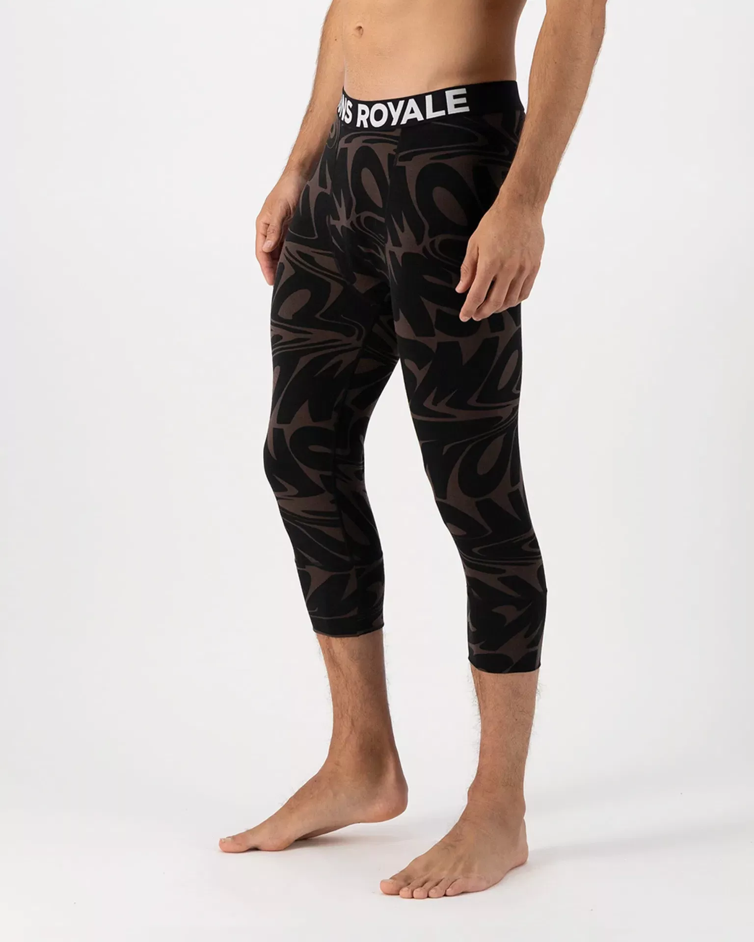 Mons Royale Mons Royale Cascade Merino Flex 200 3-4 Legging Mens Signal Lost Cedar 100501-2169-810 Platou Sport 1