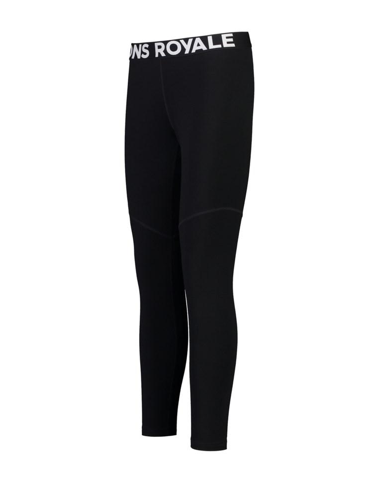 Mons Royale Mons Royale Cascade Merino Flex 200 Legging Womens Black 100505-001 Platou Sport 1