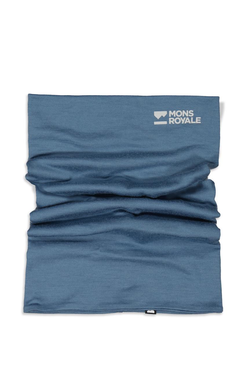 Mons Royale Mons Royale Double Up Neckwarmer Blue Slate 100102-376 Platou Sport 1