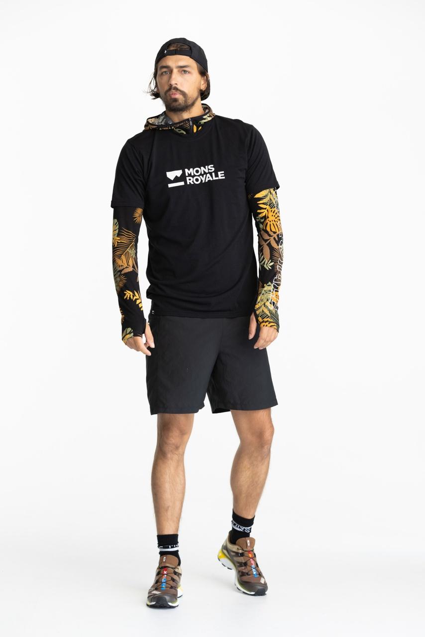 Mons Royale Mons Royale Icon T-Shirt Mens Black 100275-1181-001 Platou Sport 1