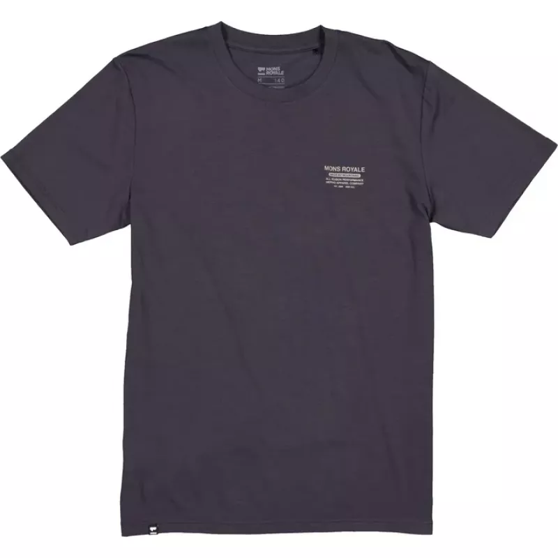 Mons Royale Mons Royale Icon T-Shirt Mens Shale 100275-1229-712 Platou Sport 1
