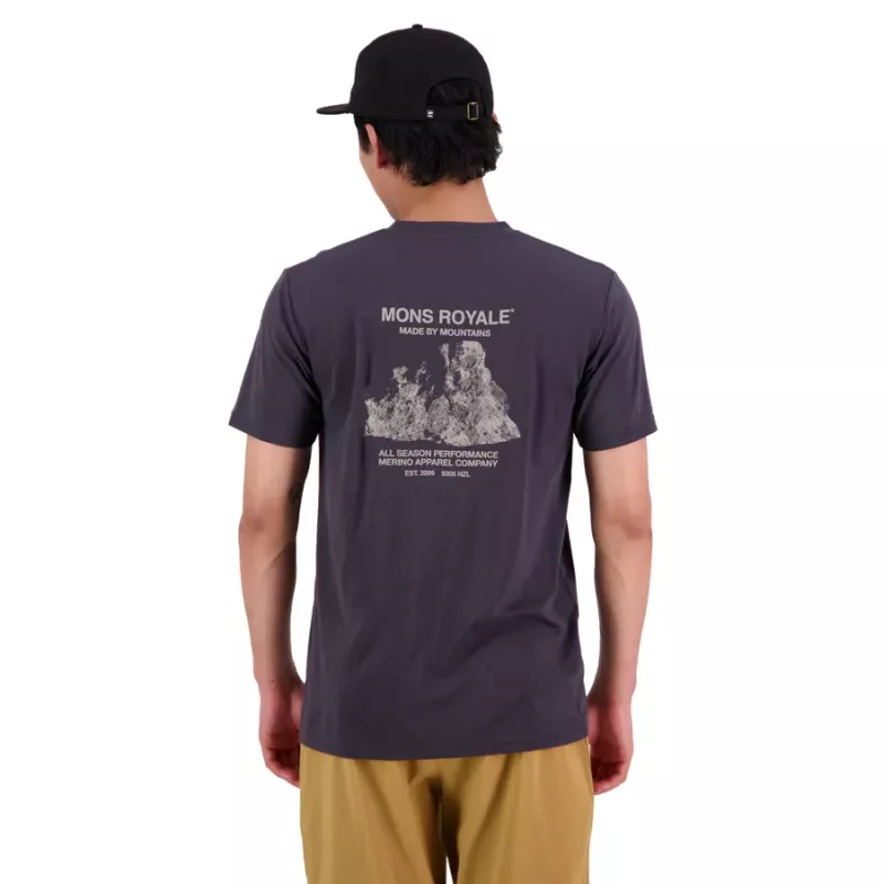 Mons Royale Mons Royale Icon T-Shirt Mens Shale 100275-1229-712 Platou Sport 2