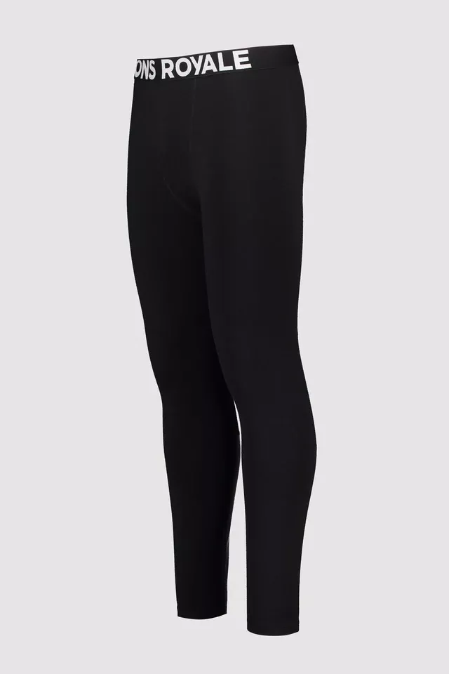 Mons Royale Mons Royale Olympus Legging Mens Black-9 Iron 100069-1169-119 Platou Sport 1