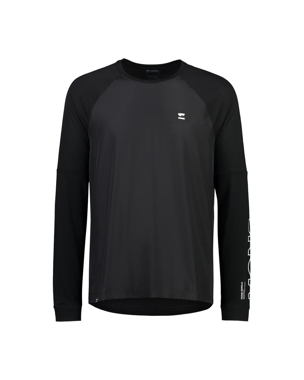 Mons Royale Mons Royale Tarn Merino Shift Wind Jersey Mens Black 100581-1169-001 Platou Sport 1