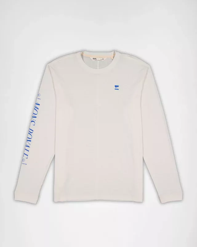 Mons Royale Mons Royale Yonder Merino Organic Cotton Long Sleeve Mens Vintage White 100725-1265-890 Platou Sport 1