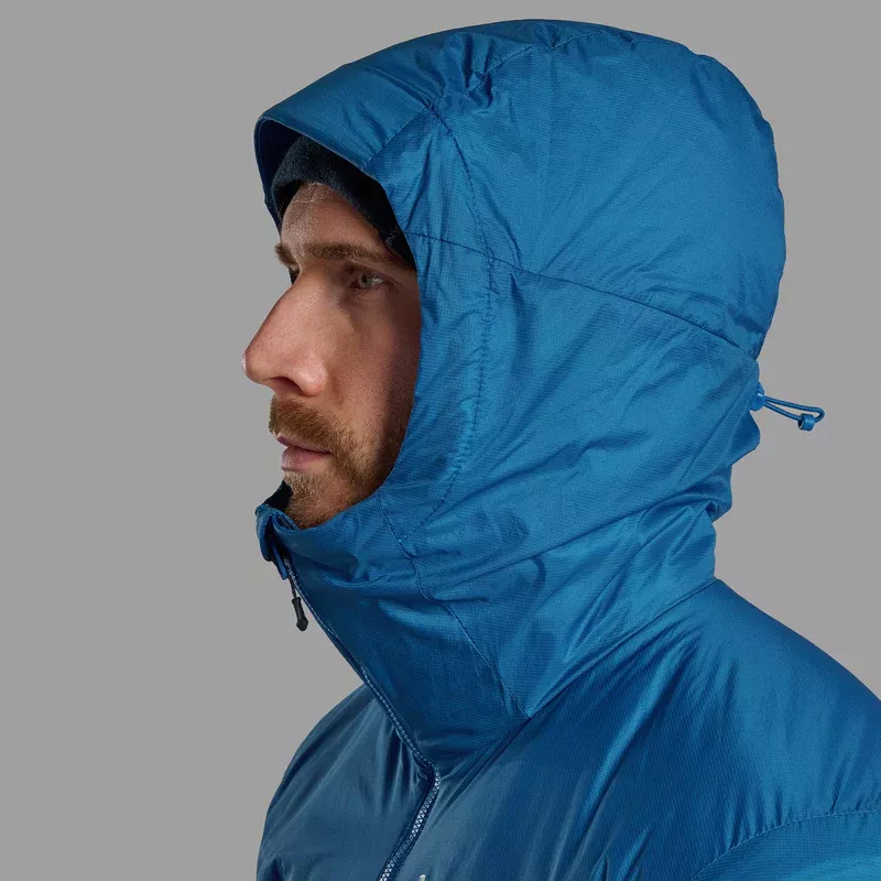 Montane Montane Mens Fortes Lite Hoodie Eclipse Blue MFOLH Platou Sport 7