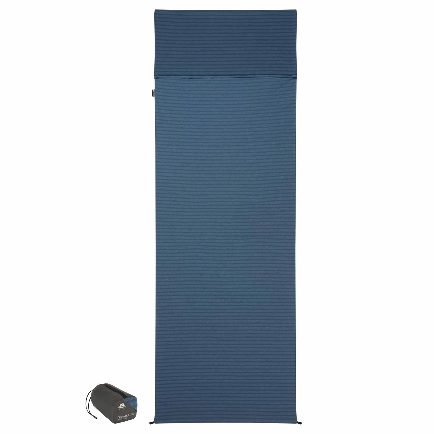 Mountain Equipment Mountain Equipment Groundup Liner Rectangular Denim Blue Stripe ME-004790-1519 Platou Sport 1