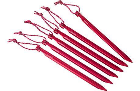 Msr MSR Groundhog Stake Kit (6 Stakes) Red 05807 Platou Sport 1