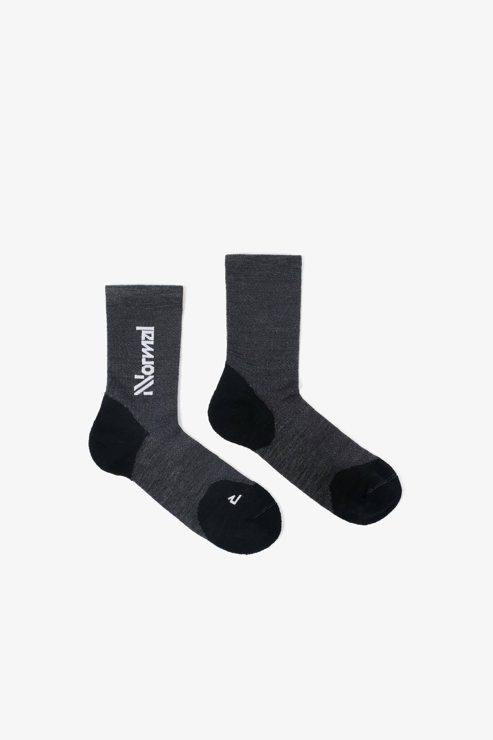 NNormal NNormal Merino Sock Black N2AMS02-001 Platou Sport 1