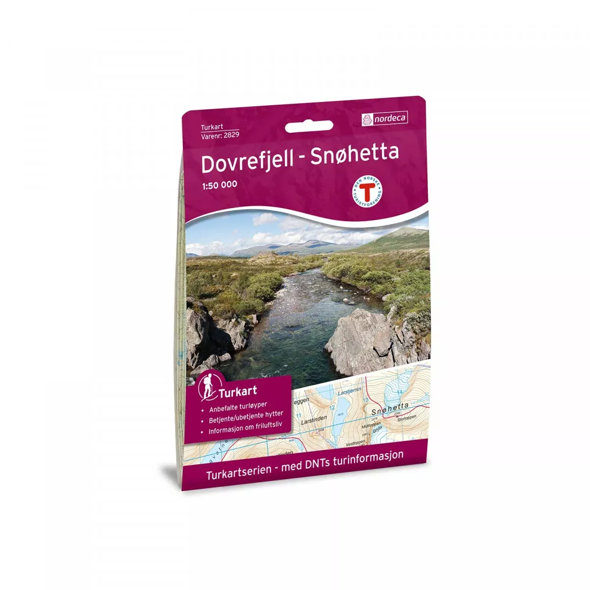 Nordeca Nordeca Dovrefjell Snøhetta 1:50 000 N2829 Platou Sport 1