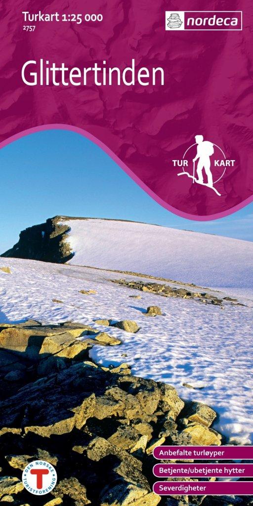 Nordeca Nordeca Glittertinden 1:25 000 N2757 Platou Sport 1
