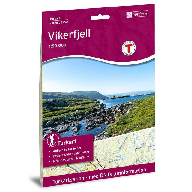 Nordeca Nordicmaps Vikerfjell 1:50 000 N2792 Platou Sport 1