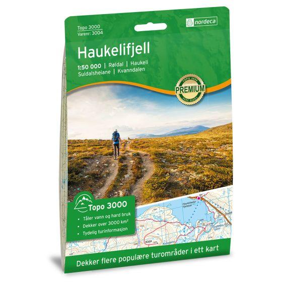 Nordeca Topo 3000 Turkart Haukelifjell 1:50 000 3004 Platou Sport 1