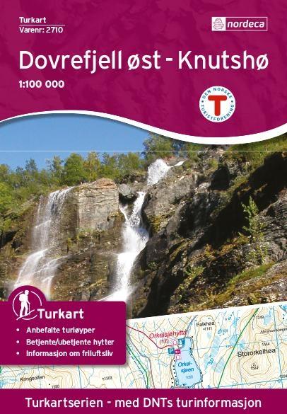 Nordeca Turkart Dovrefjell Øst Knutsø 1:100 000 2710 Platou Sport 1