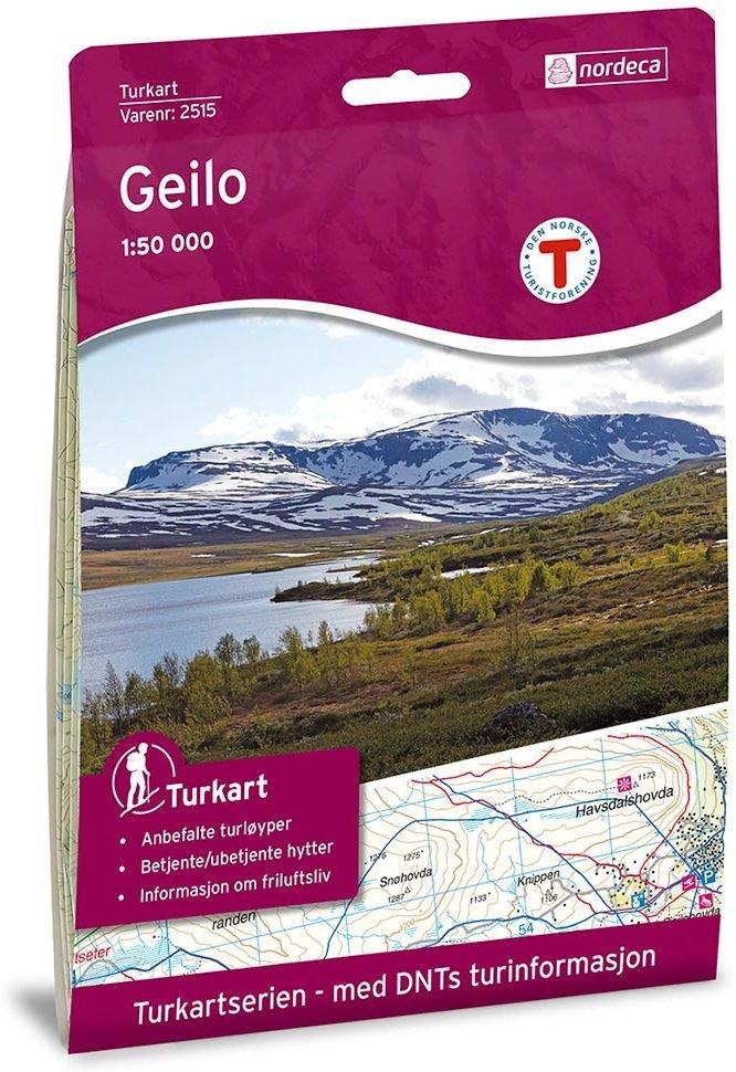 Nordeca Turkart Geilo 1:50 000 2515 Platou Sport 1