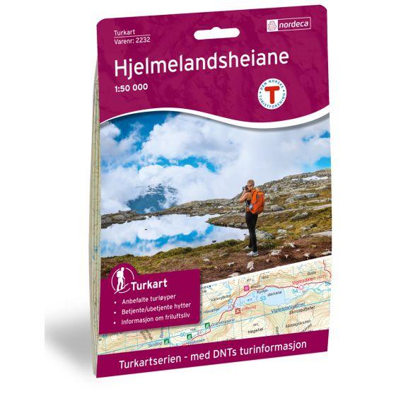 Nordeca Turkart HJELMELANDSHEIENE 1:50 000 2232 Platou Sport 1