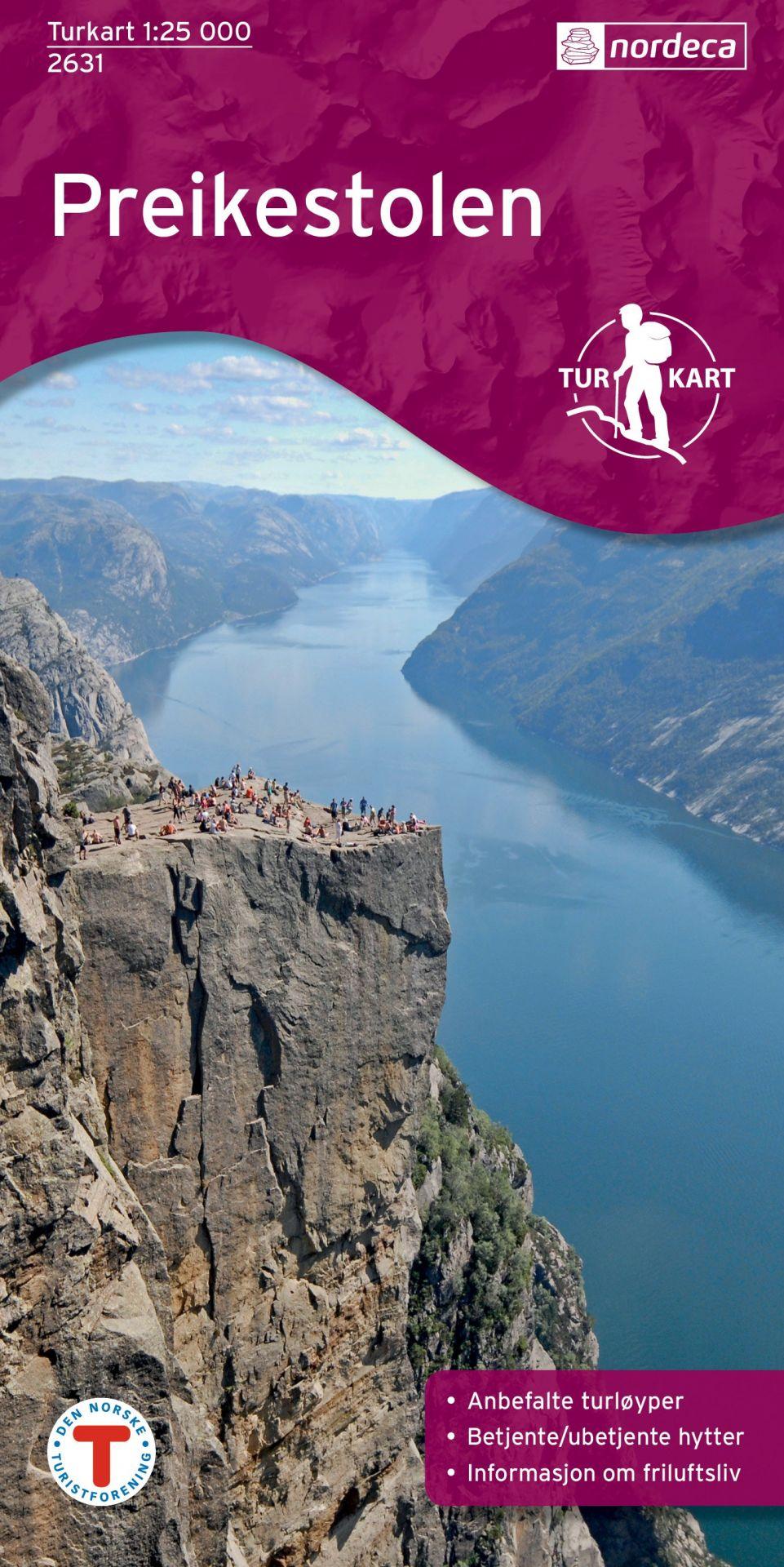 Nordeca Turkart PREIKESTOLEN 1:25 000 2631 Platou Sport 1