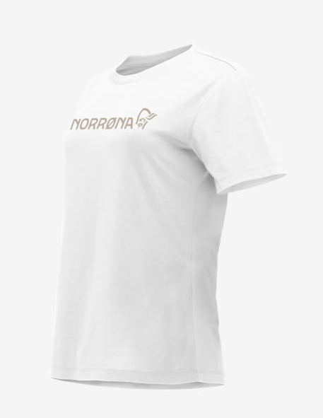 Norrøna Norrøna -29 cotton Norrøna viking T-shirt Ws Pure White 3424-21 Platou Sport 1
