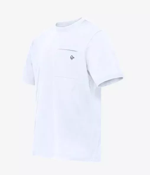 Norrøna Norrøna -29 cotton Pocket T-shirt Ms Pure White 3405-24 Platou Sport 1