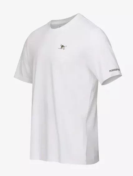 Norrøna Norrøna -29 cotton activity embroidery T-shirt Ms Pure White 3411-23 Platou Sport 1