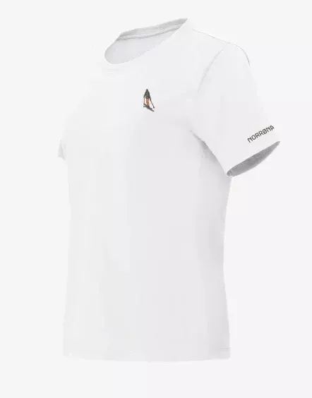 Norrøna Norrøna -29 cotton activity embroidery T-shirt Ws Pure White 3414-23 Platou Sport 1
