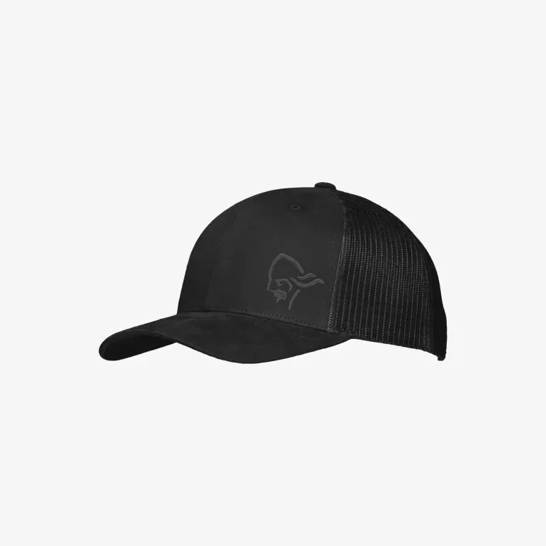 Norrøna Norrøna -29 snap back trucker mesh Cap Caviar Black 3422-22 Platou Sport 1