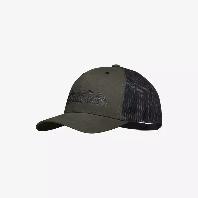 Norrøna Norrøna -29 snap back trucker mesh Cap Olive Night-Caviar Black 3422-22 Platou Sport 1