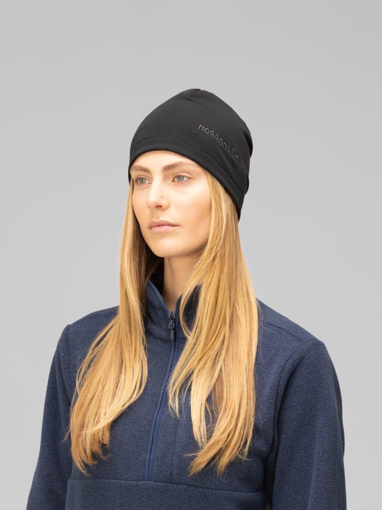 Norrøna Norrøna -29 warmwool2 Beanie Caviar Black 3425-24 Platou Sport 2