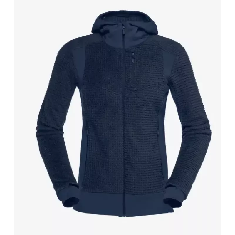 Norrøna Norrøna falketind Alpha120 Zip Hood Ws Indigo Night 1873-20 Platou Sport 1