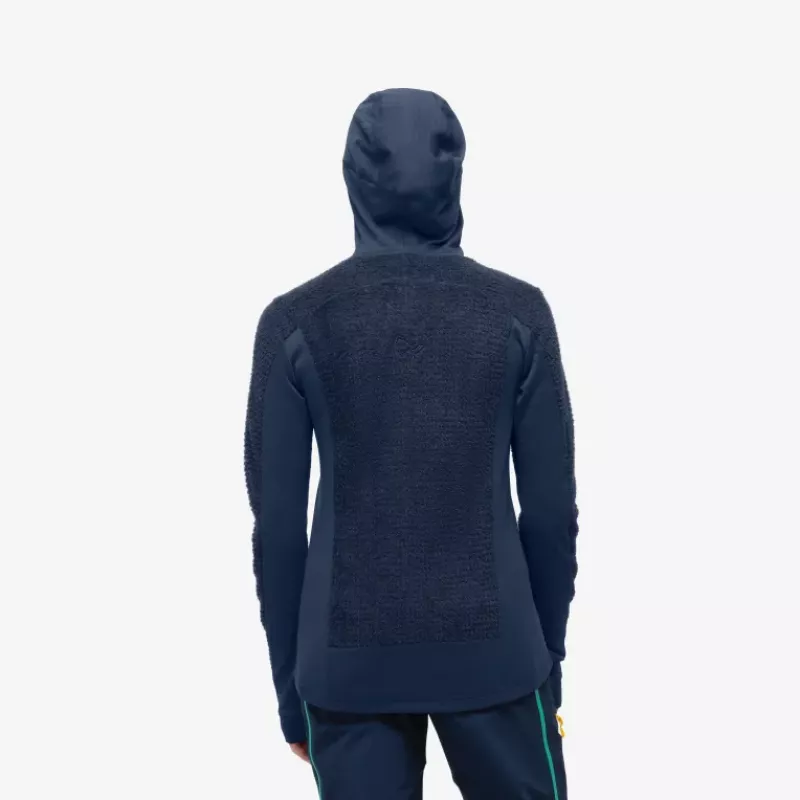 Norrøna Norrøna falketind Alpha120 Zip Hood Ws Indigo Night 1873-20 Platou Sport 4