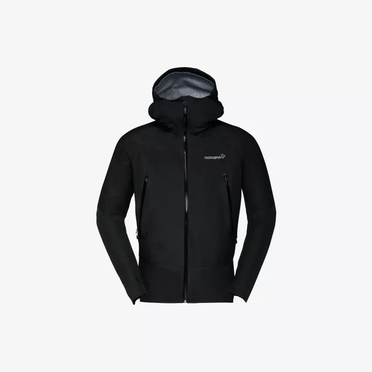 Norrøna Norrøna falketind Gore-Tex Jacket Ms Caviar Black 1834-24 Platou Sport 1