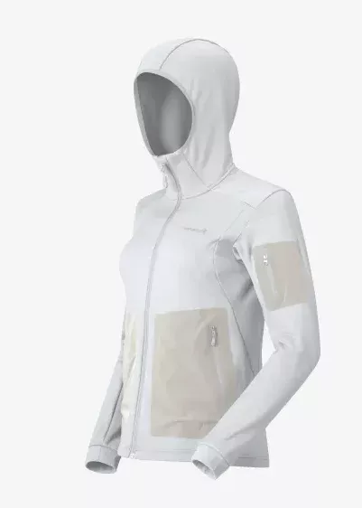 Norrøna Norrøna falketind warm2 stretch Hood Ws Snow White 1845-24 Platou Sport 1