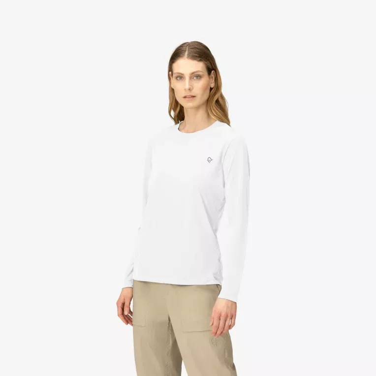 Norrøna Norrøna femund tech Long sleeve Ws Snow White 2630-24 Platou Sport 4