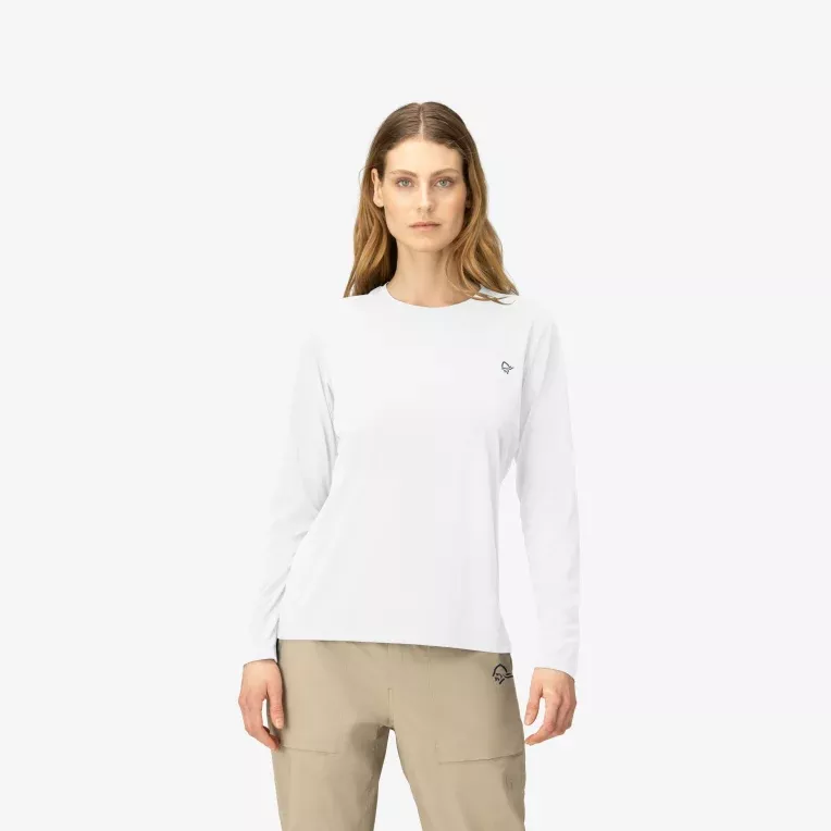 Norrøna Norrøna femund tech Long sleeve Ws Snow White 2630-24 Platou Sport 6