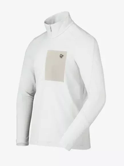 Norrøna Norrøna femund warm1 Zip Neck Ms Snow White 2658-25 Platou Sport 1