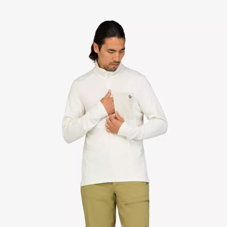 Norrøna Norrøna femund warm1 Zip Neck Ms Snow White 2658-25 Platou Sport 3