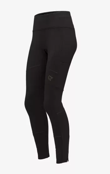Norrøna Norrøna femund warmwool1 flex2 Tights Ws Caviar Black 2660-24 Platou Sport 1