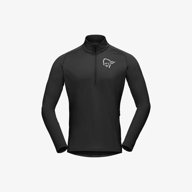 Norrøna Norrøna fjørå equaliser Zip Neck Ms Caviar Black 2214-21 Platou Sport 1