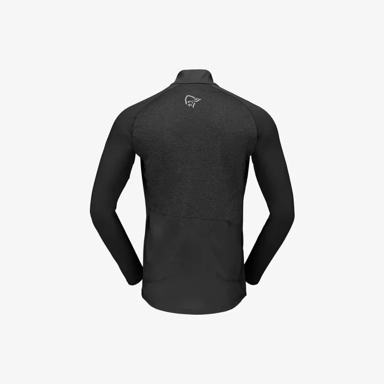 Norrøna Norrøna fjørå equaliser Zip Neck Ms Caviar Black 2214-21 Platou Sport 2