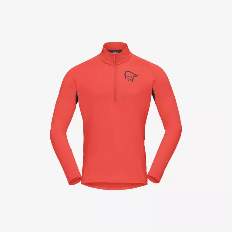 Norrøna Norrøna fjørå equaliser Zip Neck Ms Paprika 2214-21 Platou Sport 1
