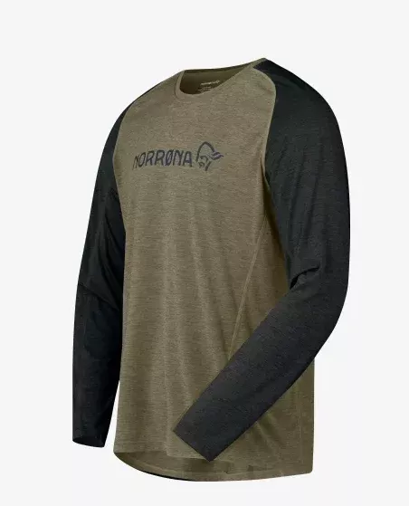 Norrøna Norrøna fjørå equaliser lightweight Long Sleeve Ms Olive Night 2232-25 Platou Sport 1