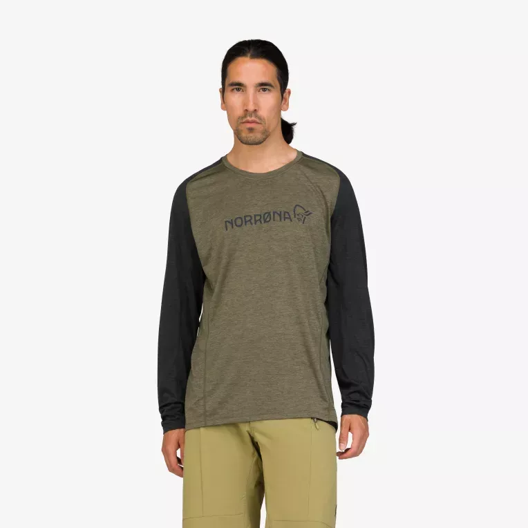Norrøna Norrøna fjørå equaliser lightweight Long Sleeve Ms Olive Night 2232-25 Platou Sport 6