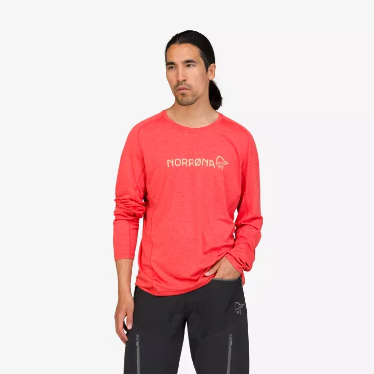 Norrøna Norrøna fjørå equaliser lightweight Long Sleeve Ms Paprika 2232-25 Platou Sport 2